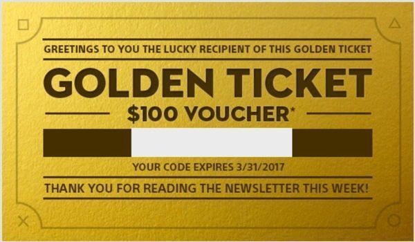 prueba de voucher $100- golden ticket