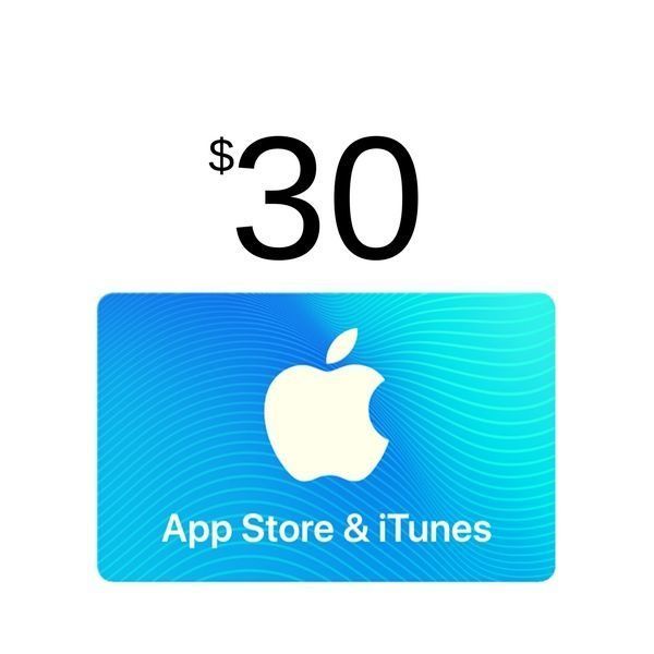 compra itunes gift card $30 usa, válido app store