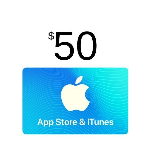 comprar itunes gift card $50, valido en app store