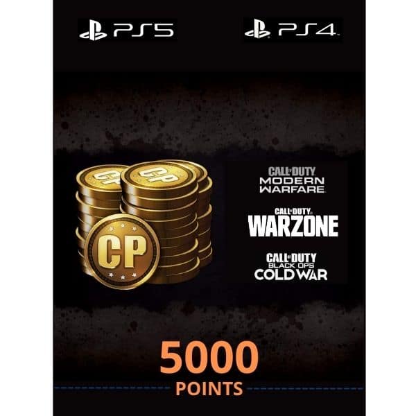 5000 cod points ps5 ps4 call of duty modern warfare black ops warzone
