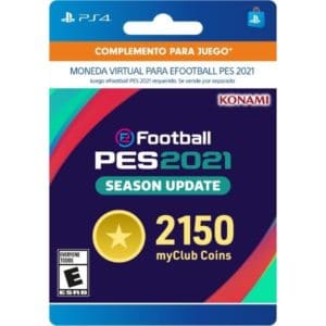 2150 monedas myclub ps4 pes 2021 coin pro evolution soccer