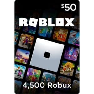 roblox gift card 50 usd 4500 robux global