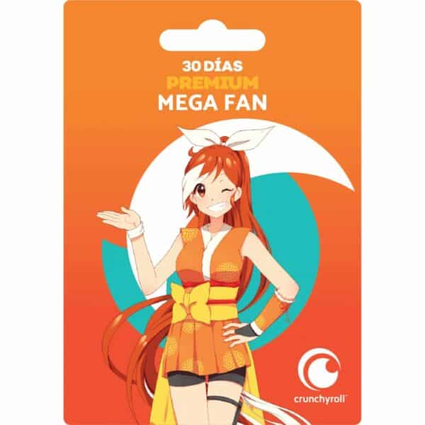 crunchyroll premium mega fan 1 mes anime manga